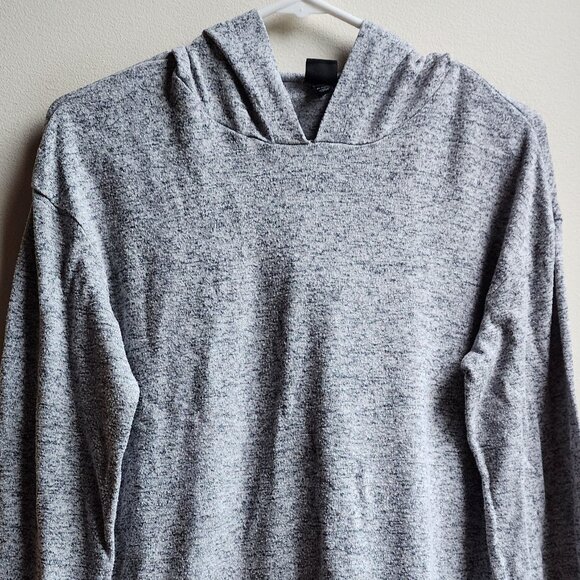 Art Class Juniors Gray Lace Hooded Pullover Sweater Size XL (14/16) - Picture 2 of 13